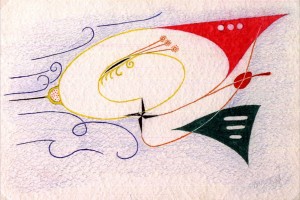 Abstraction 2 (Crayons de couleur - sans date)