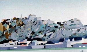 Forteresse d'Ehrenbreistsein à Coblence (sans date)